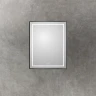 Зеркало BelBagno Kraft 70 SPC-KRAFT-700-900-LED-TCH-WARM-NERO с подсветкой Черное с сенсорным выключателем и подогревом стекло