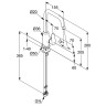 Смеситель для раковины Kludi Pure Solid 340240575 Хром латунь