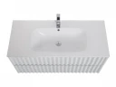 Тумба под раковину Art&Max Elegant 100 AM-ELEGANT-1000-2C-SO-BL-LED-P подвесная цвет Белый глянец