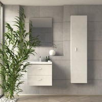 Шкаф пенал Ravak Comfort 40 X000001382 подвесной Белый глянец МДФ / ЛДСП
