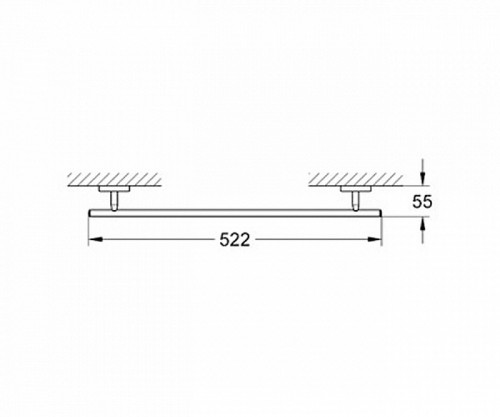 Полотенцедержатель Grohe BauCosmopolitan 40459001 Хром