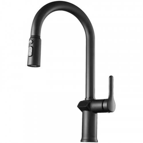 Смеситель для кухни ESKO Kitchen K15B LED Черный латунь