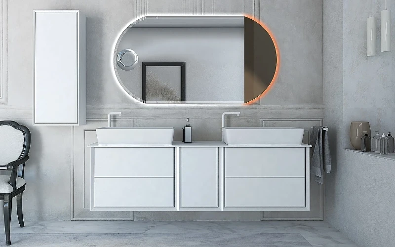 Подвесной шкаф Cezares Bellagio 35 54862 Bianco opaco МДФ / ЛДСП