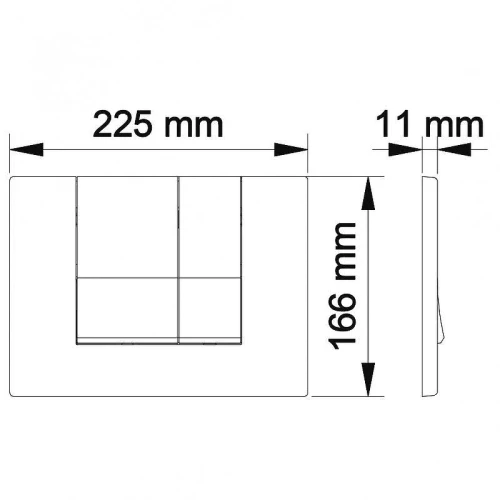 Клавиша смыва Berges Novum S5 040045 Черная