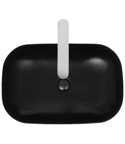 Раковина-чаша WeltWasser Elbach M21433 MB 61 10000004529 Черная матовая фаянс накладная
