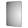 Зеркало Defesto Aura 80х120 DF 2970R с подсветкой 38W-4500K/ИК - выключатель/Нейтральный белый свет/Черная рама