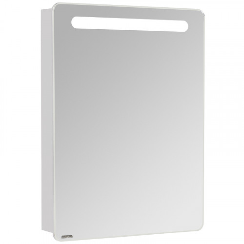 Зеркальный шкаф Aquaton Америна 60 R 1A135302AM01R с подсветкой Белый МДФ / ЛДСП, стекло