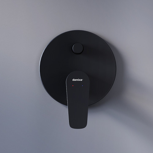 Смеситель для душа Damixa Jupiter 777100300 Черный матовый латунь встраиваемый