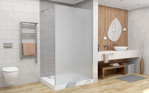 Душевая перегородка Avacan MC120MT профиль Цвет Хром стекло Матовый