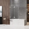 Шторка для ванны New Trendy AVEXA White x110 EXK-2974