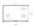 Душевой уголок BelBagno Soft Close-2 140x90 SOFT_CLOSE-2-AH-1-140/90-C-Cr профиль Хром стекло прозрачное