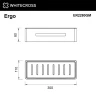 Металлическая полка Whitecross Ergo gunmetal ER2280GM цвет Оружейная сталь
