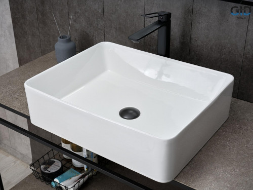 Раковина-чаша Gid Geometrico 52 N9104 51236 цвет Белый