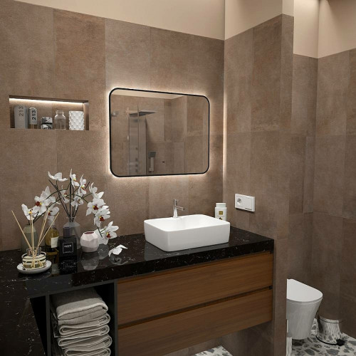 Раковина Maretti Umbria 48 UM13NS96-844 Белая фарфор накладная