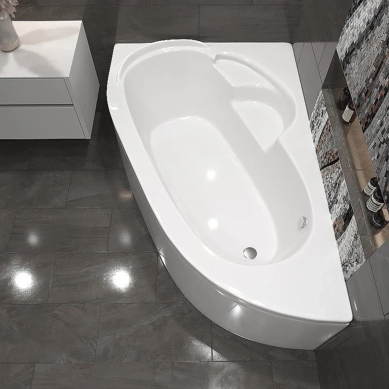 Акриловая ванна Corpa Nera Siena 150x100 R CN05003WHR без гидромассажа