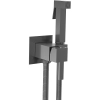 Гигиенический душ со смесителем RGW Shower Panels SP-212Gr 581408212-11 Серый брашированный латунь встраиваемый