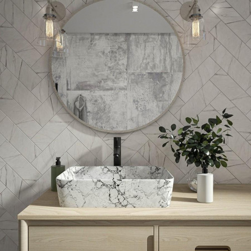 Раковина-чаша Maretti Umbria 47,5 UM13NS03-740MR цвет Белый мрамор