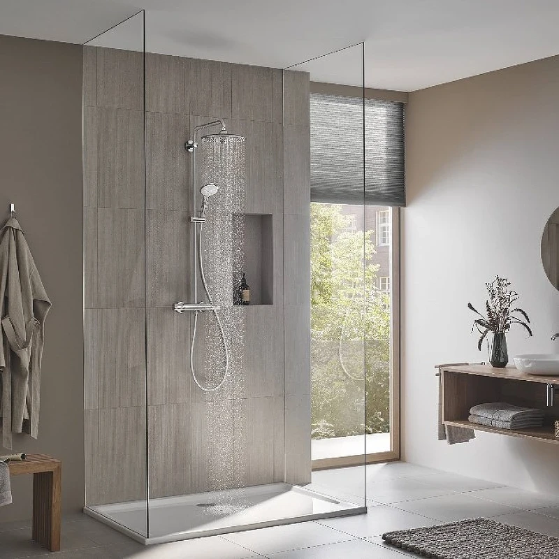 Душевая система Grohe Euphoria 260 27296003 с термостатом Хром латунь на стену
