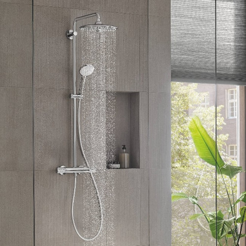 Душевая система Grohe Euphoria 260 27296003 с термостатом Хром латунь на стену