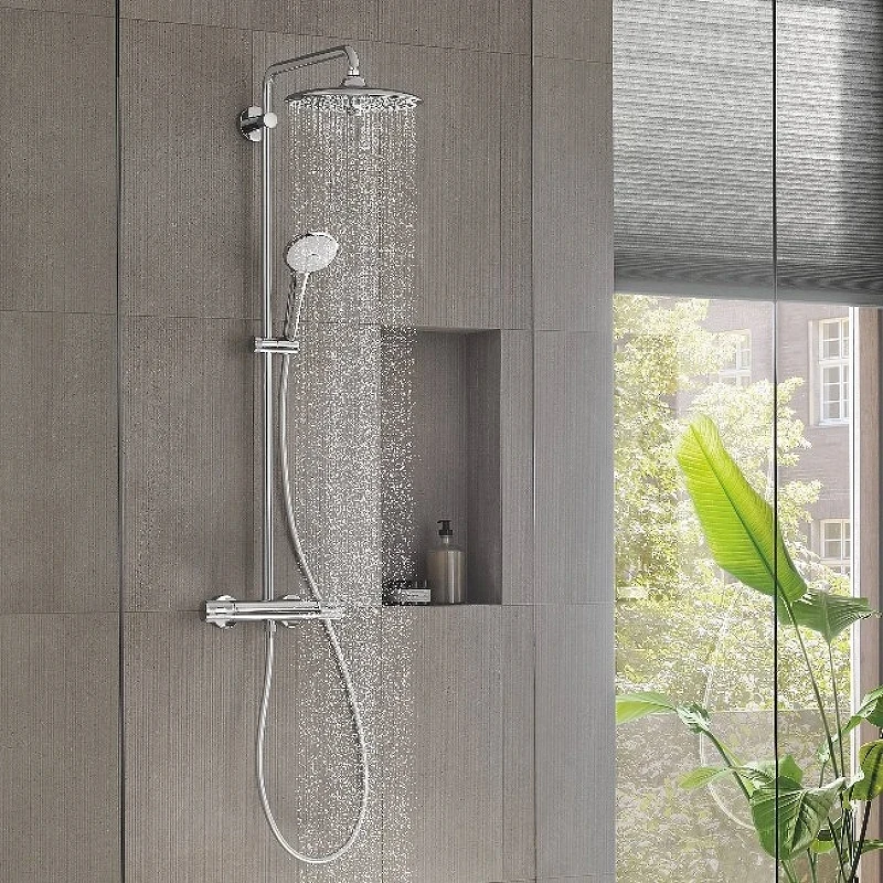 Душевая система Grohe Euphoria 260 27296003 с термостатом Хром латунь на стену