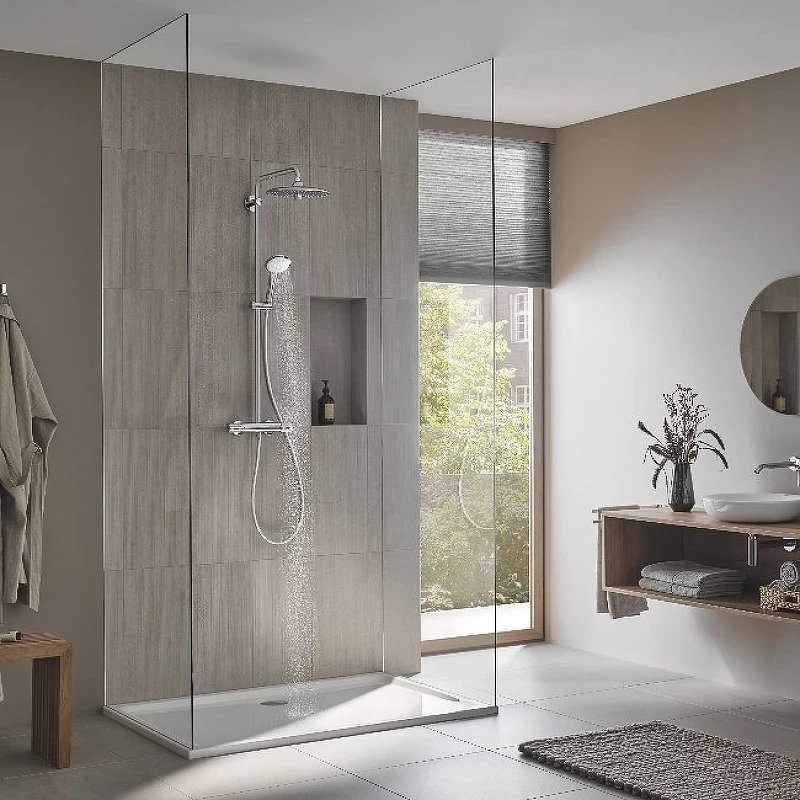 Душевая система Grohe Euphoria 260 27296003 с термостатом Хром латунь на стену