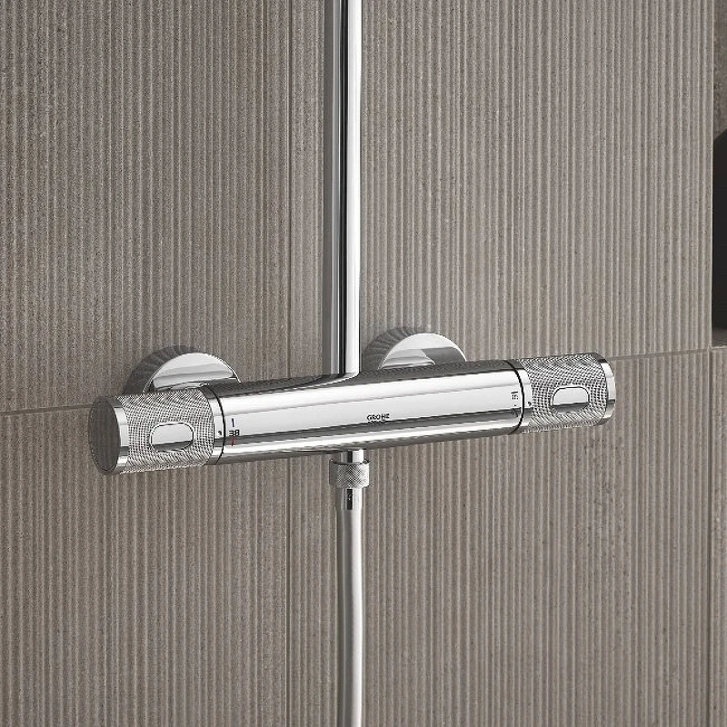 Душевая система Grohe Euphoria 260 27296003 с термостатом Хром латунь на стену