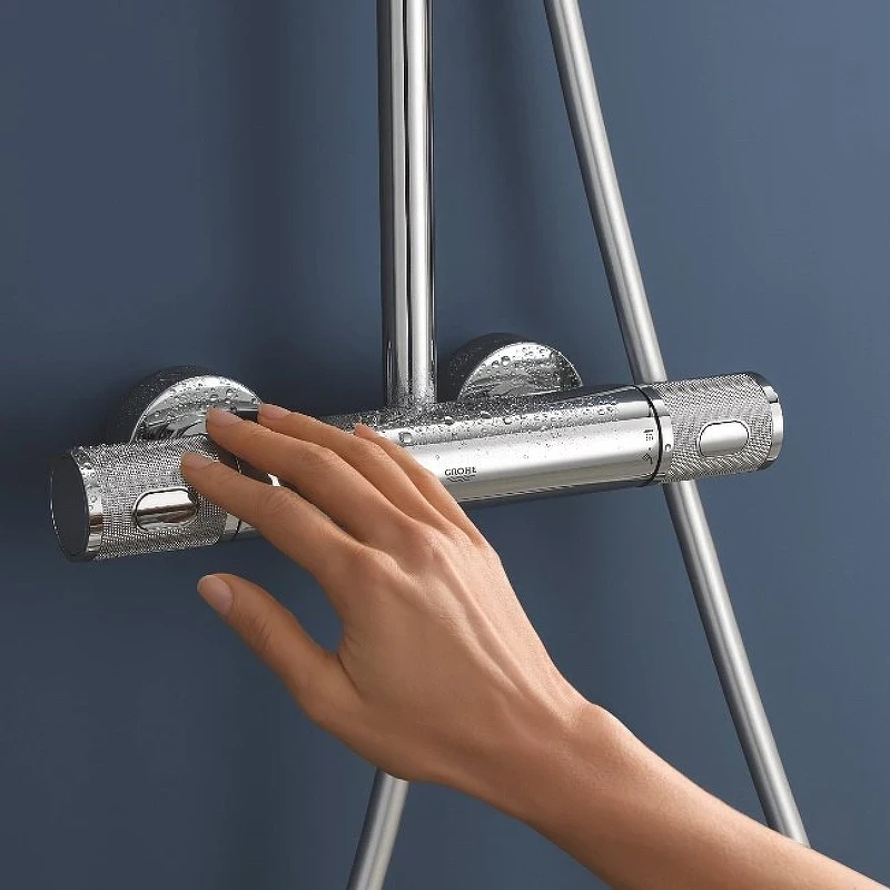 Душевая система Grohe Euphoria 260 27296003 с термостатом Хром латунь на стену