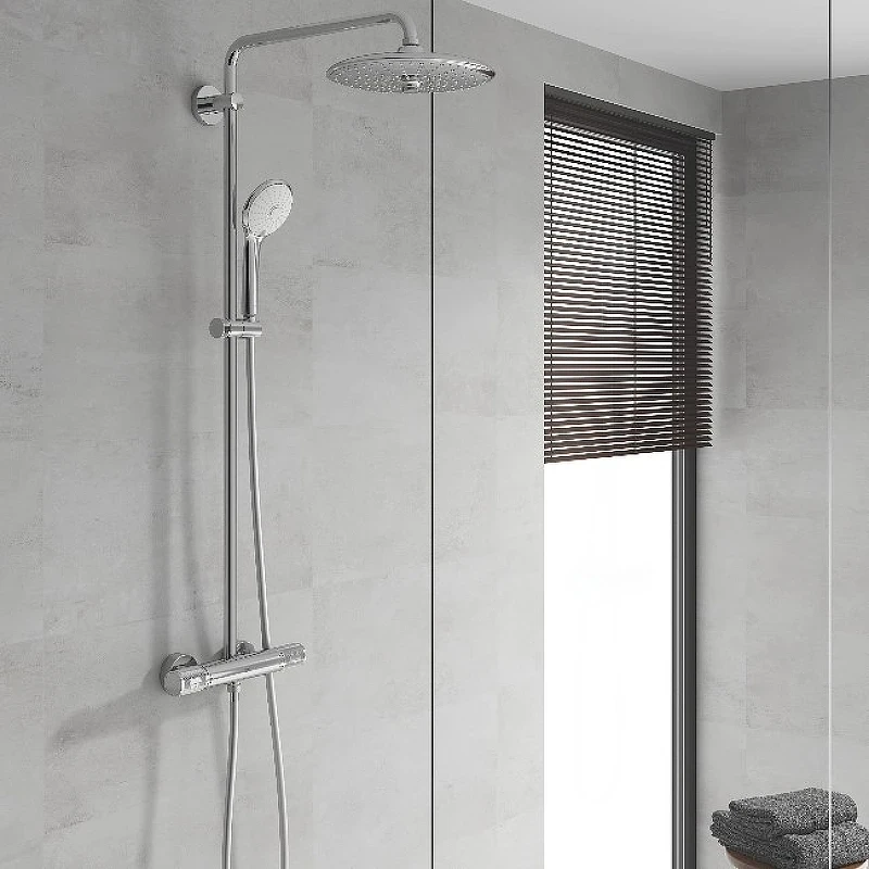 Душевая система Grohe Euphoria 260 27296003 с термостатом Хром латунь на стену