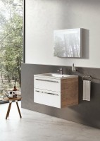 Зеркало Ravak Chrome 60 X000000968 с подсветкой Капучино МДФ / ЛДСП, стекло