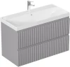 Тумба с раковиной Aquanet Джейн 2.0 80 378325 подвесная цвет Графит