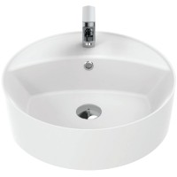 Раковина Creavit Nice 45 NC046-00CB00E-0000 Белая фарфор накладная