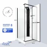 Душевая кабина Ceruttispa Mimi 90x90 MIMI90BF 11506 без гидромассажа