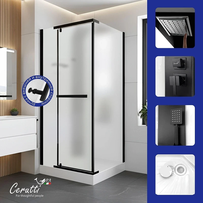 Душевая кабина Ceruttispa Mimi 90x90 MIMI90BF 11506 без гидромассажа