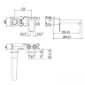 Смеситель для раковины Gattoni H2Omix7000 7003570C0 Хром