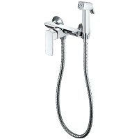 Гигиенический душ со смесителем Haiba HB55176 Хром латунь на стену