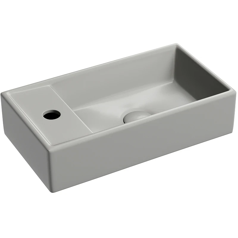 Раковина Ceramicanova Element 41 R CN6051RMH Антрацит матовый фарфор подвесная