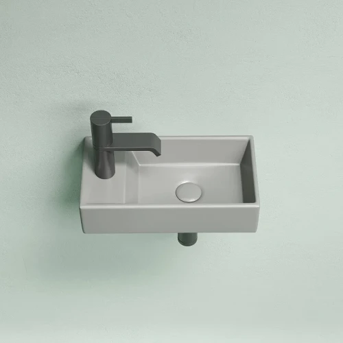 Раковина Ceramicanova Element 41 R CN6051RMH Антрацит матовый фарфор подвесная