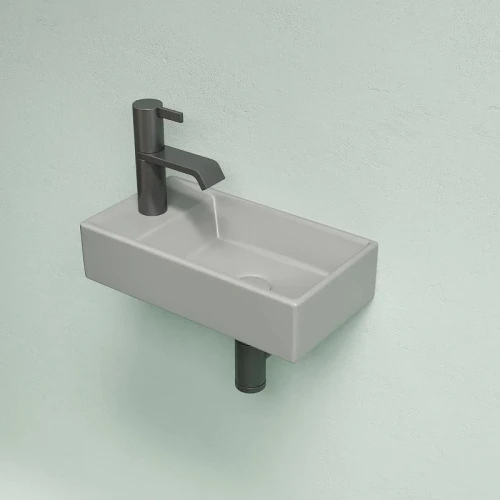 Раковина Ceramicanova Element 41 R CN6051RMH Антрацит матовый фарфор подвесная