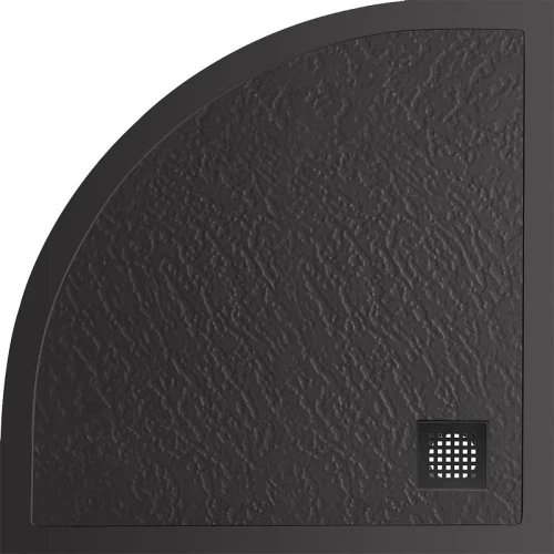 Душевой поддон из искусственного камня BelBagno Uno 90x90 TRAY-MR-UNO-R-90-550-35-NERO-NO Черный матовый