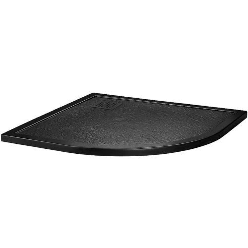 Душевой поддон из искусственного камня BelBagno Uno 90x90 TRAY-MR-UNO-R-90-550-35-NERO-NO Черный матовый