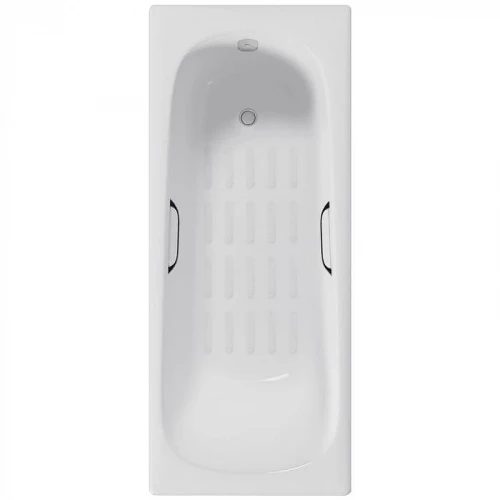 Чугунная ванна Delice Continental 120х70 DLR230640R-AS цвет Белый с отверстиями под ручки с антискользящим покрытием