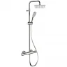 Душевая система Remer Elegance EQ32A8CPUFD25 с термостатом Хром латунь на стену