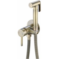 Гигиенический душ со смесителем Haiba HB5511-4 Бронза латунь на стену