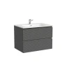 Тумба под раковину Sancos Folk 70 FL70GS подвесная Grey soft