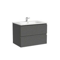 Тумба под раковину Sancos Folk 70 FL70GS подвесная Grey soft