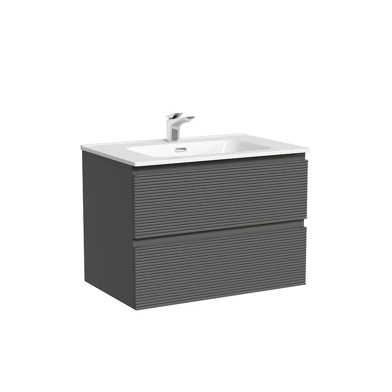Тумба под раковину Sancos Folk 70 FL70GS подвесная Grey soft