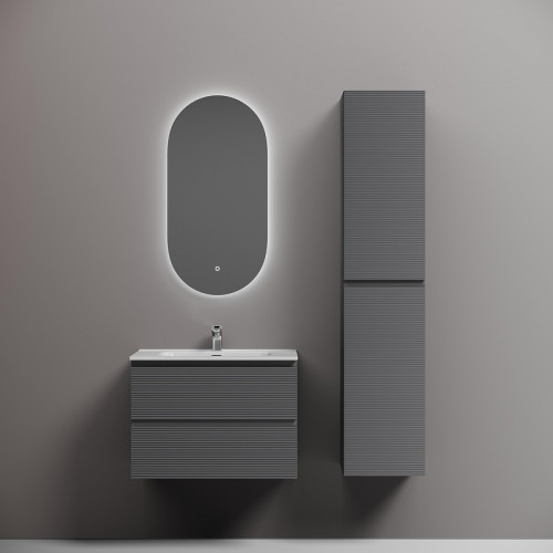 Тумба под раковину Sancos Folk 70 FL70GS подвесная Grey soft