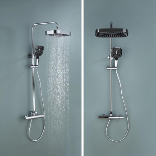 Душевая система ALMAes Doris GK-0346 с термостатом цвет Хром