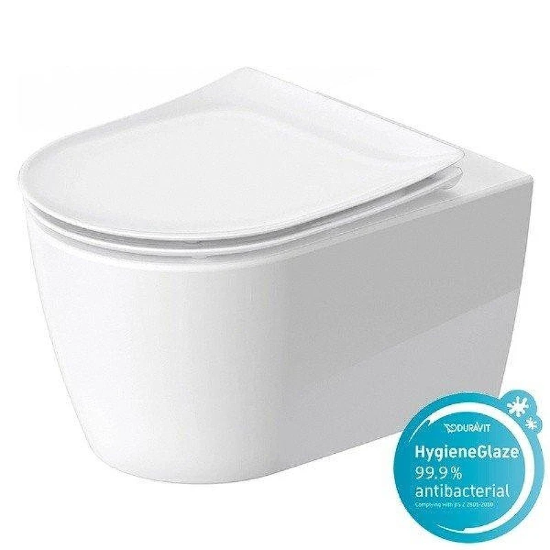 Унитаз подвесной Duravit Soleil by Starck 45910920A1 цвет Альпийский белый с сиденьем Микролифт