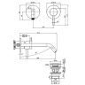 Смеситель для раковины Fima Carlo Frattini Spillo Up F3051WLX8OR цвет Золотой